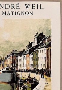 Paul PETIT - Affiche originale d'exposition en lithographie, la Galerie André Weil, Paris - vue 3 sur 5