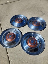 Set Of 4 1954-1956 Mercury Hubcaps Wheel Covers Set Of 4 1954-1956 Mercury Hubcaps Wheel Covers