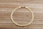 333/8 carat 3.7 grams ladies bracelet 20 cm long 4 mm wide