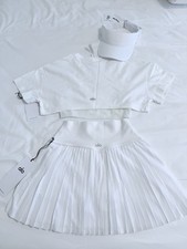 ALO YOGA Set- Grand Slam Tennis Skirt XS/ Cropped Tee XS/ Eclipse Visor