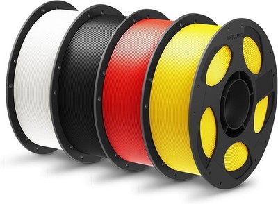 3D-Drucker Filament PLA Plus 1,75mm 4kg Schwarz Weiß Rot Gelb hohe Zähigkeit