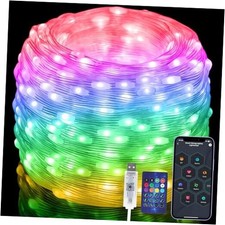 Fairy Lights 66FT/20M, APP  Remote Control 200 LEDs RGB Smart IC 66 FT