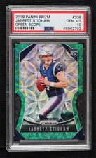 2019 Panini Prizm Rookies Green Scope 13/75 Jarrett Stidham PSA 10 GEM MT 3pb