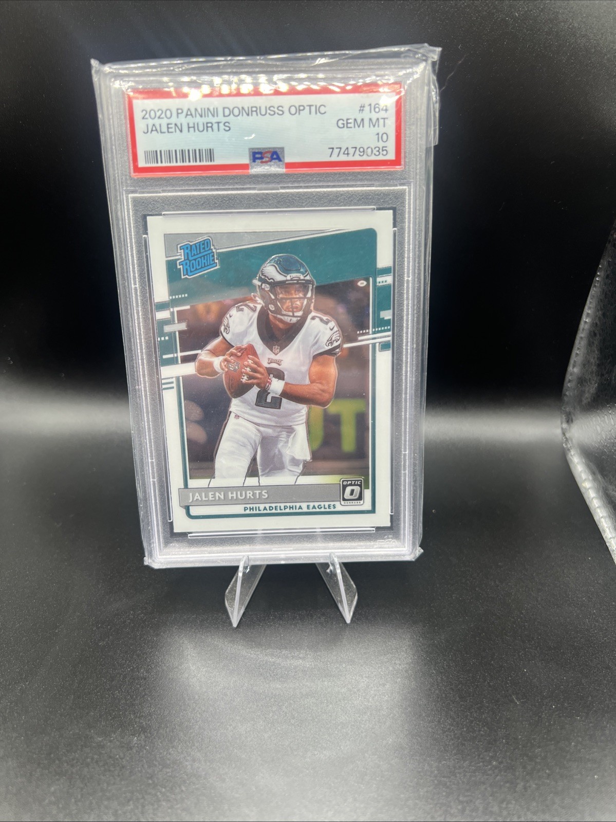 2020 Panini Donruss Optic - Rated Rookies Jalen Hurts #164 (RC) PSA 10