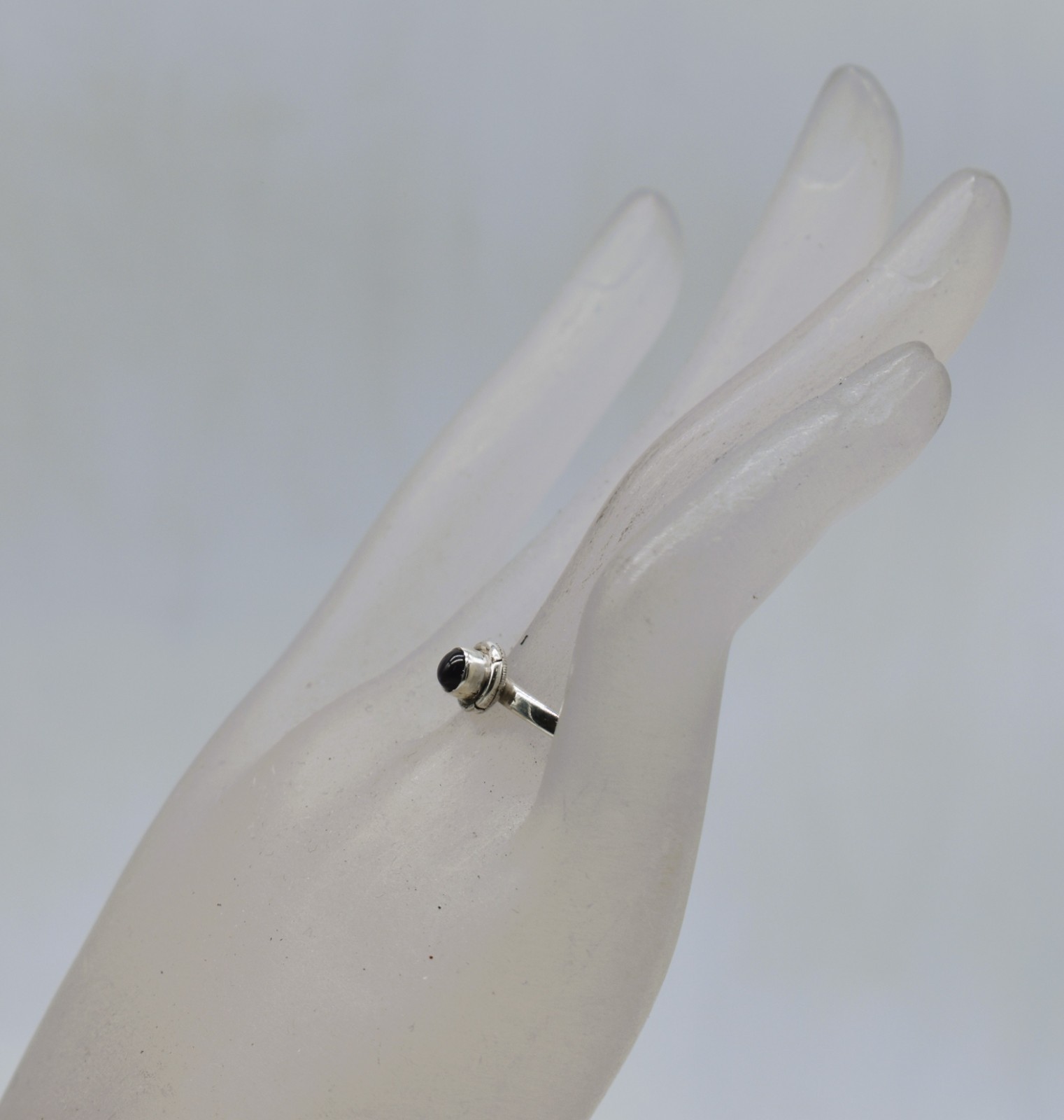 Amethyst Cabochon Sterling Silver Stackable Ring … - image 10