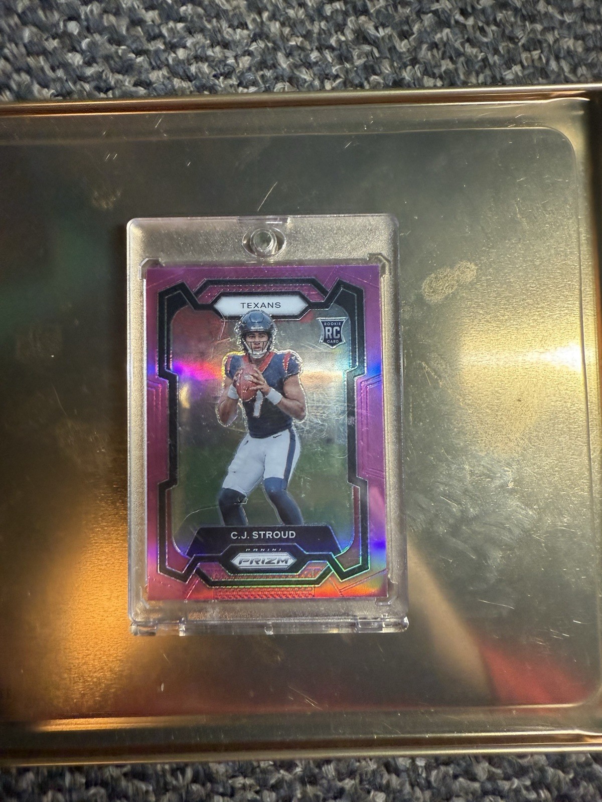 2023 Panini Prizm - Rookies C.J. Stroud #339 Purple Pulsar Prizm (RC)