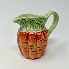 VTG Fitz & Floyd Vegetable Garden Carrot Cream Pitcher Measuring Cup Ceramic 4