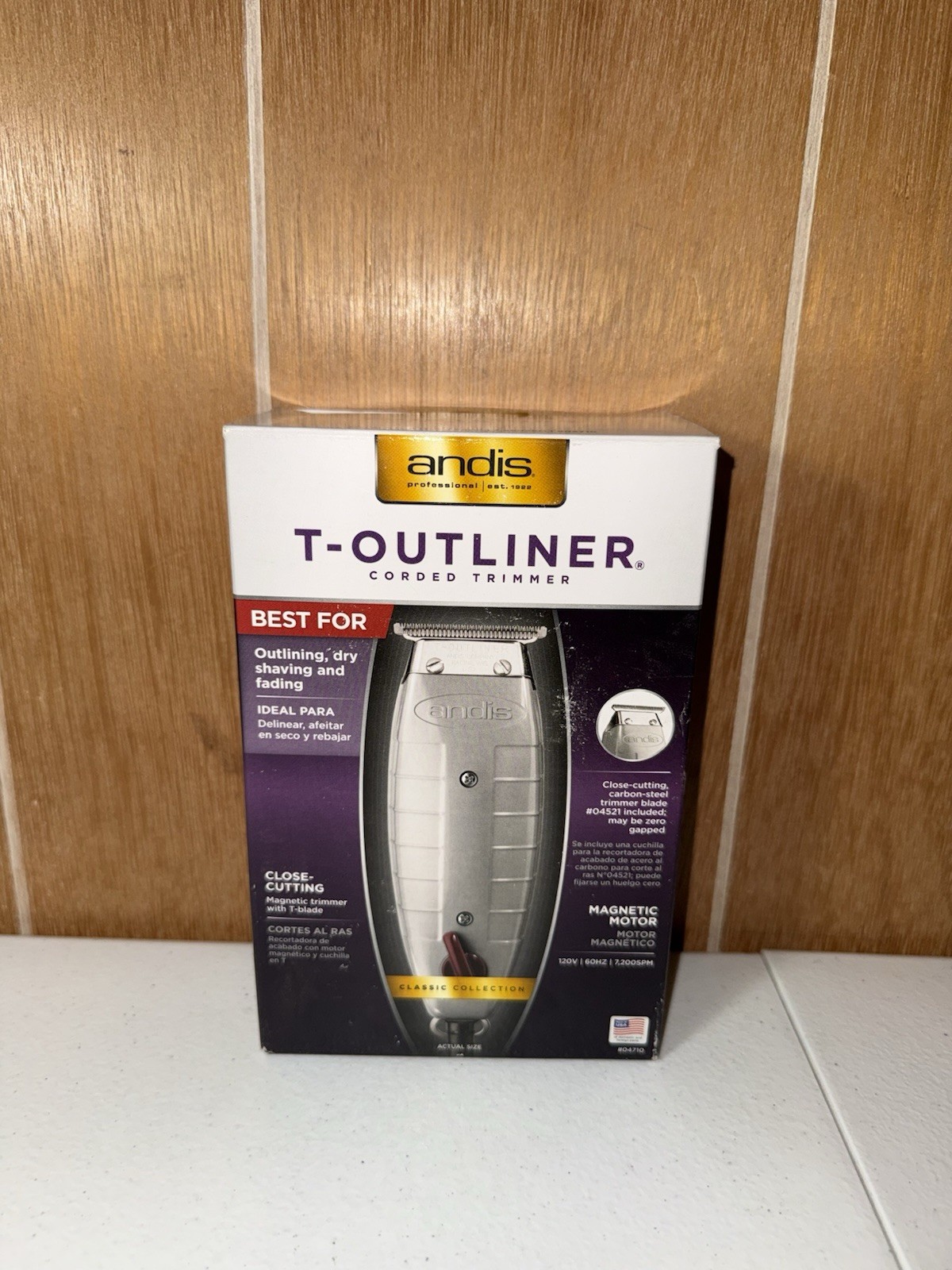Andis Professional 04710 T- Outliner Corded Trimmer - New Op