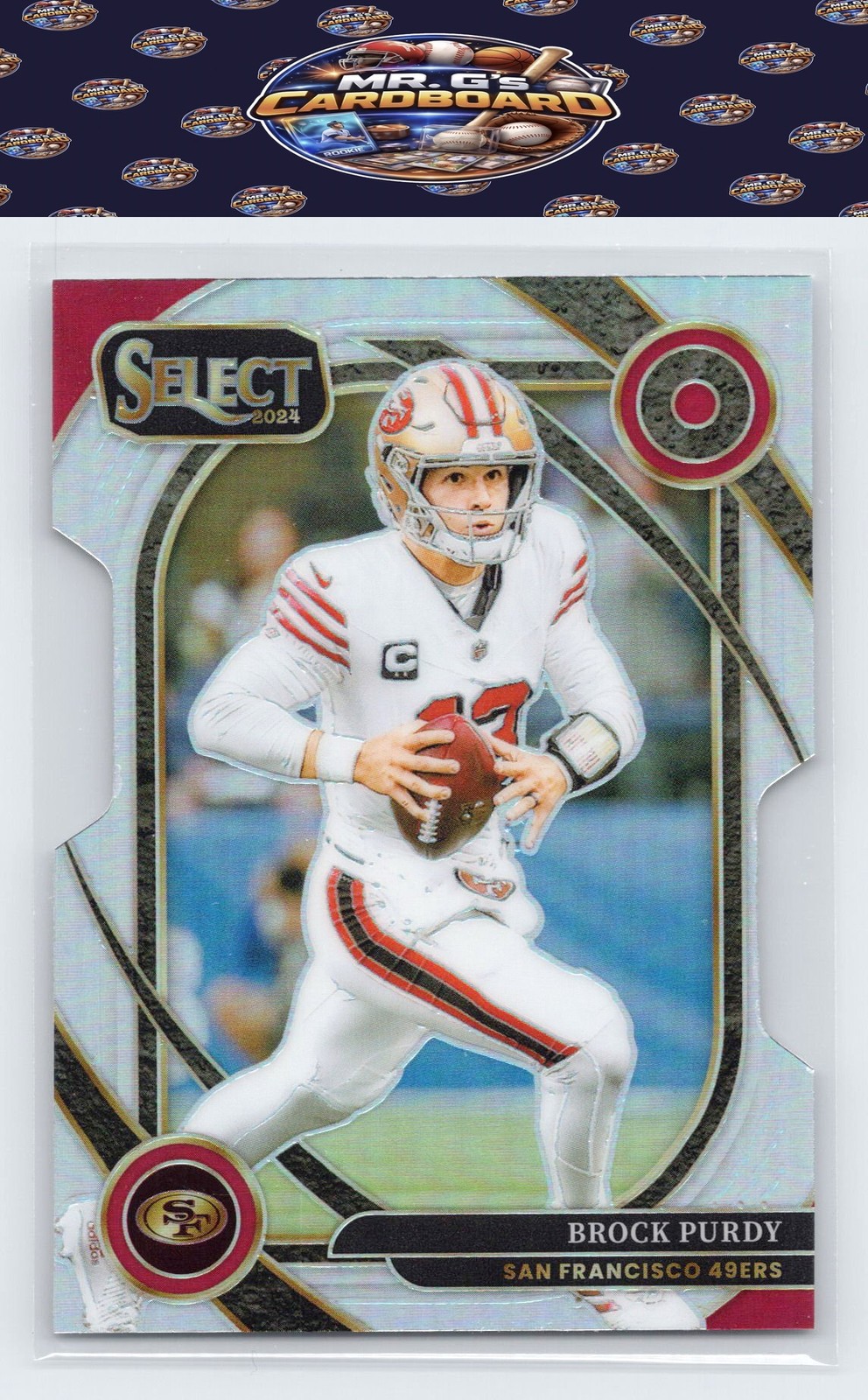 2024 Select - Club Level Brock Purdy #226 Silver Prizm Die-Cut