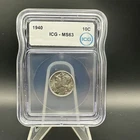 1940 10C  Mercury Silver Dime - ICG MS63 - Free Shipping