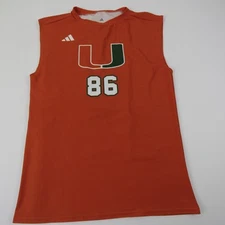 Miami Hurricanes adidas Sleeveless Shirt Men's Orange New