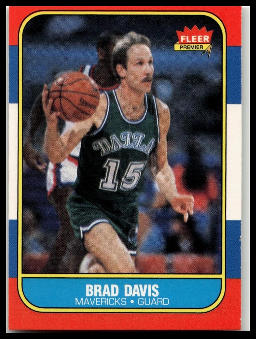 Fleer 1986-87 Fleer Brad Davis #22 Basketball