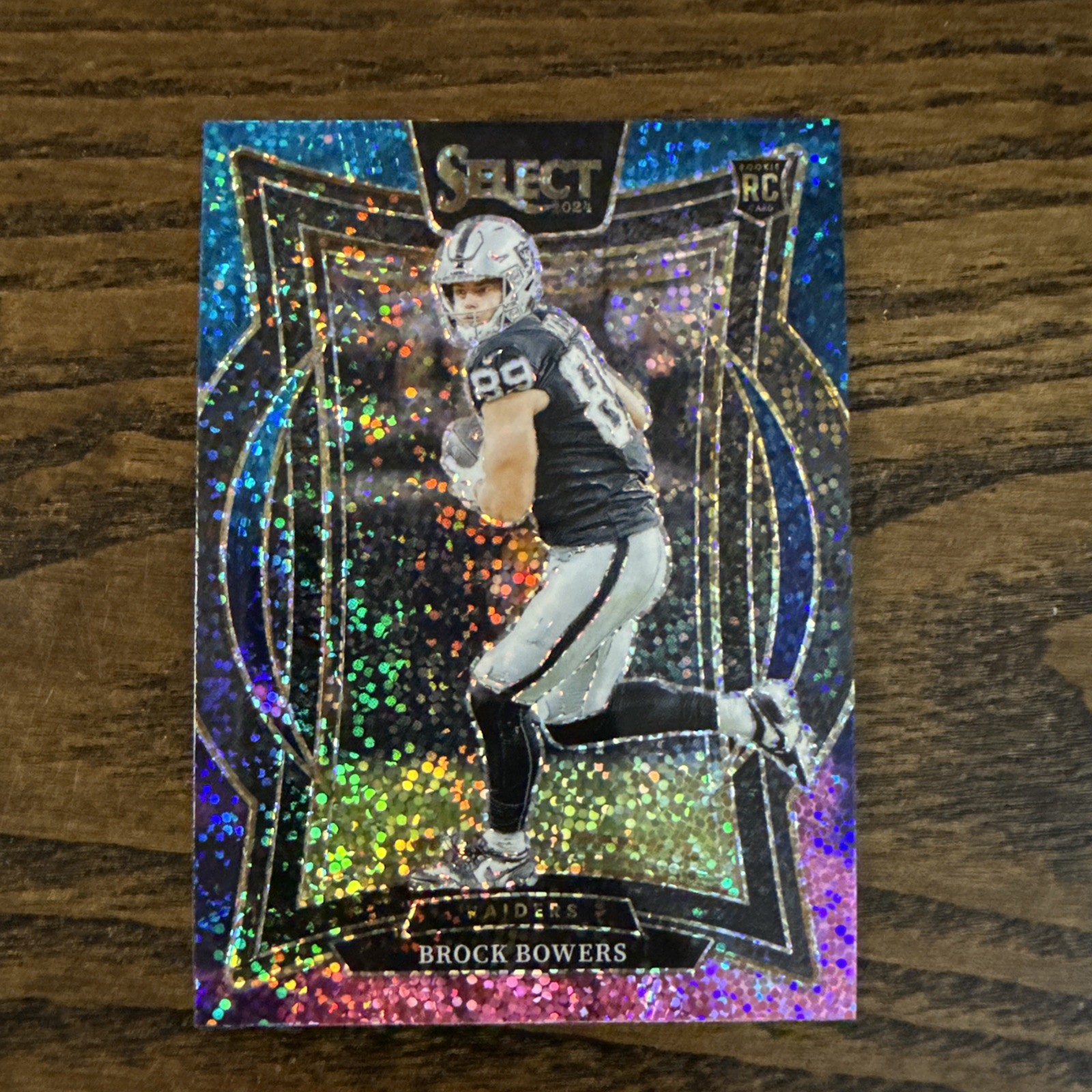 2024 Select Rookie Brock Bowers Concourse RC SSP Cosmic Prizm Las Vegas Raiders