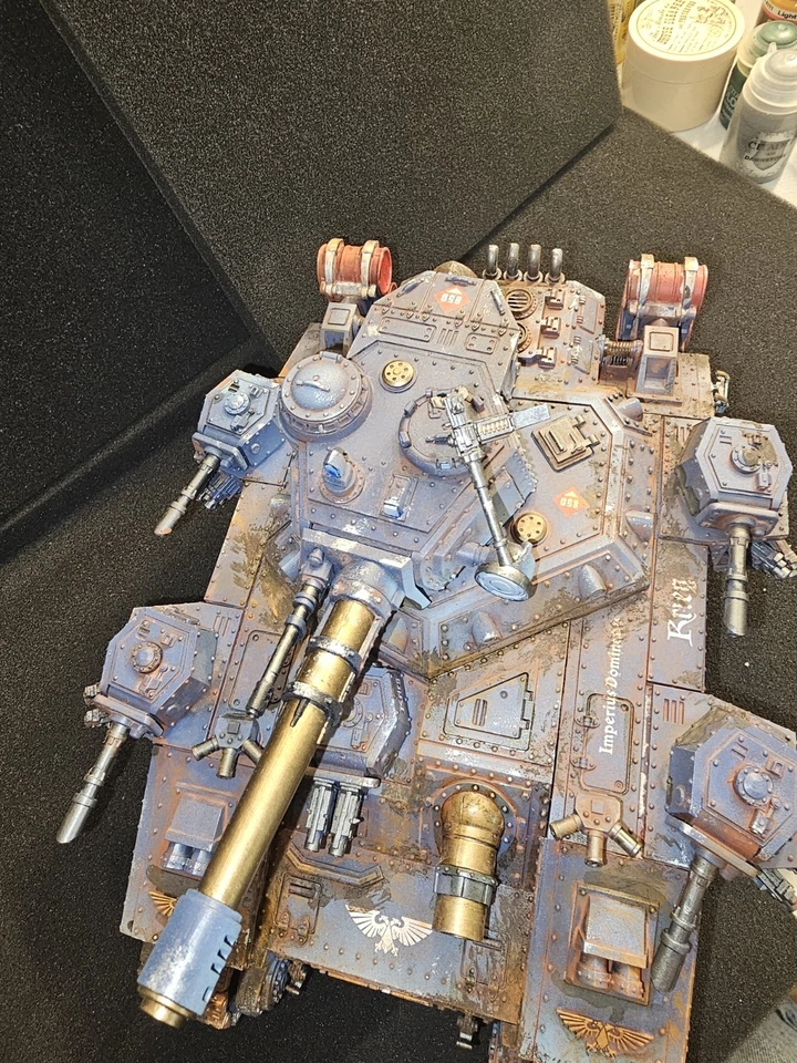 Death Korp Of Krieg Baneblade, собранный и окрашенный с выветриванием - Изображение 2 из 4