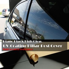 0.06 Acrylic Gloss Black Door Trim Pillar Overlay Cover For 06-13 Chevy Impala 0.06 Acrylic Gloss Black Door Trim Pillar Overlay Cover For 06-13 Chevy Impala