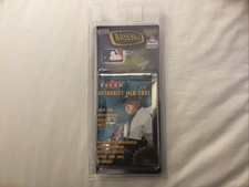 2001 Fleer Authority Graded Card Baseball Factory Sealed Unopen Pack