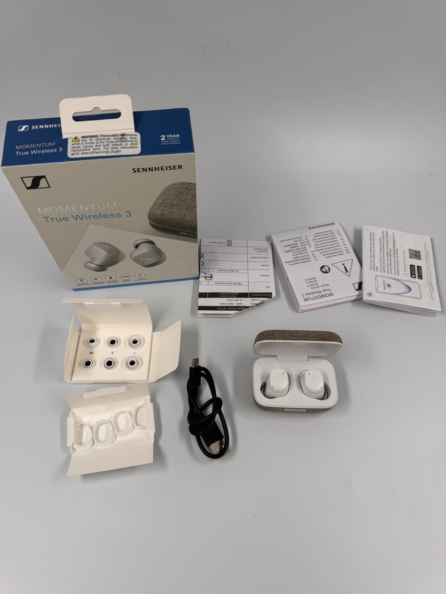 Sennheiser Momentum True Wireless 3 MTW3 White,excellent Physical