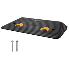 Durable 3" Rise Wheelchair Ramp - 35.6" Accessibility Curb, 3300lbs Load