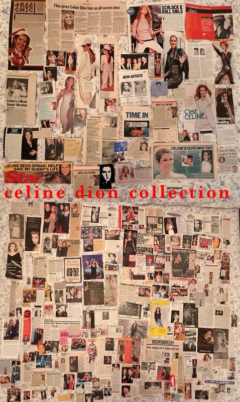 CELINE DION FAN COLLECTION Rare Las Vegas Pop Canada Diva 220 Clippings Cuttings