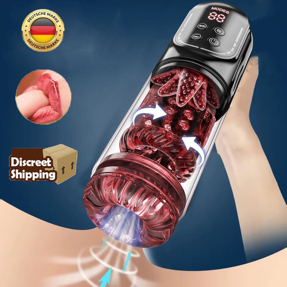 Automatischer Elektrischer Masturbator Mann Handfrei Cup Sexspielzeug für Männer