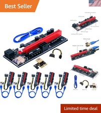 PCIe 1x to 16x GPU Riser Extender for Mining  Light AI 6-Pack