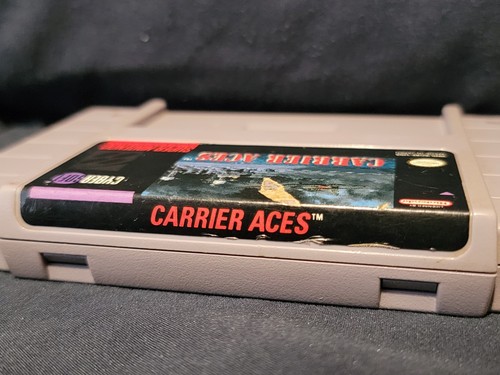 Carrier Aces (Super Nintendo, 1995) SNES mit Box & Handbuch - KOSTENLOSER VERSAND am nächsten Tag - Bild 5 von 20