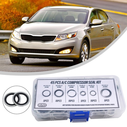 Optimal Performance Guaranteed with Automotive AC Compressor Gasket Seals 45PCS - Picture 9 of 16