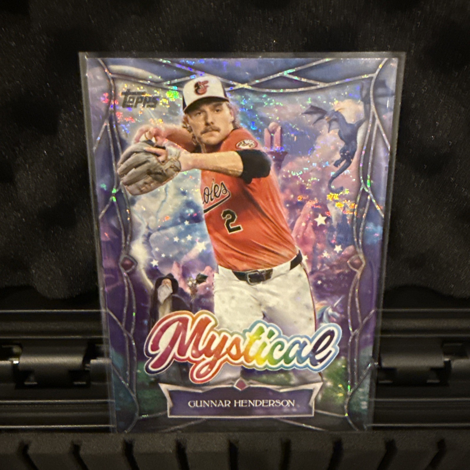 2025 Topps Update #MYS-2 Gunnar Henderson Mystical Pink Foil Baltimore Orioles