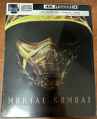 Mortal Kombat (4K UHD + Digital, 2021) Steelbook, New/Sealed