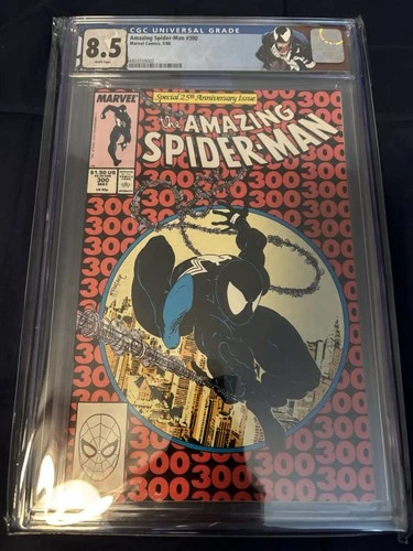 ASM Spider-Man #300 Comic Book CGC 8.5 Black Suit