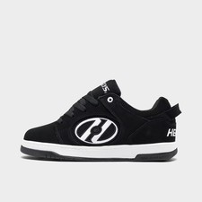 Little Kids' Heelys Voyager Wheeled Skate Casual Shoes Black/White 100713HP 004