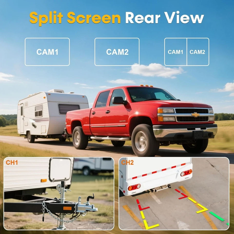 Dual Camera Split-Screen System: Real-Time Views - Image 4 of 4