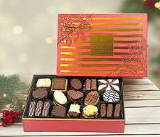 Belgian Chocolate Gift, European Belgian Chocolate covered Cookies Luxury Ass...