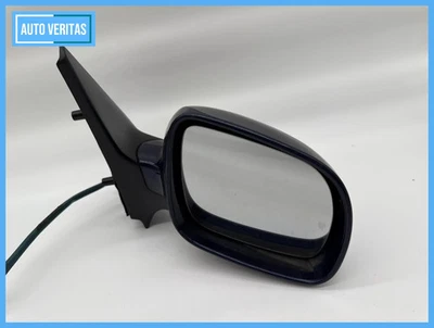 VW Polo 6N2 exterior mirror right electrically heated LB5N Indigo blue BJ2000 - Image 1 of 4