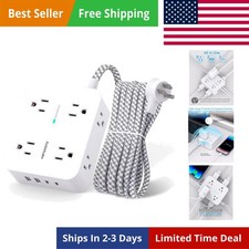Surge Protector Power Strip - 8 Outlets 4 USB 2 USB C Charging Ports, Multi P...