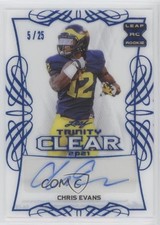 2021 Leaf Trinity Clear Auto Platinum Foil 5/25 Chris Evans #CA-CE1 Auto 9r9