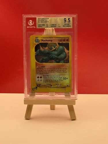 Pokémon TCG Machamp Expedition 51/165 Reverse Holo BGS 9.5 - Quad 9.5 = PSA 10