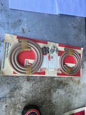 Harley Shovelhead, Sportster bronze braided oil cooler oil line kit 63703-82