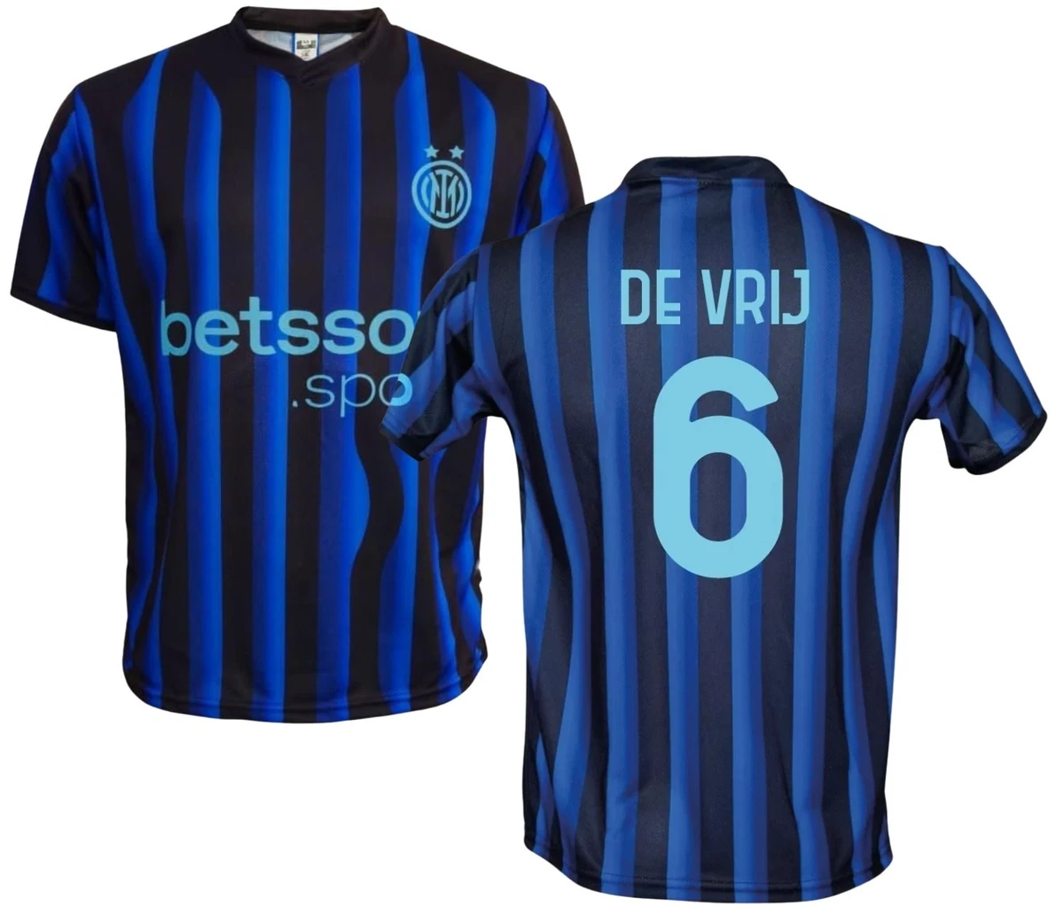 Maillot Inter Milan Domicile Années 80 – Laine – Manches Longues – ORIGINAL – Taille M