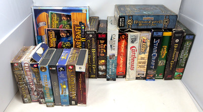 Read PC GAME LOT! 20 Big Box Diablo Baldur's Gate Warcraft etc READ DESCRIPTION