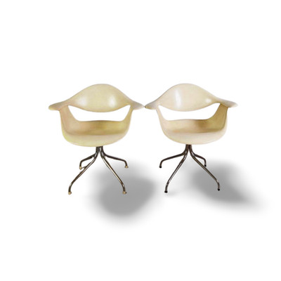 2x DAF Swag Leg Arm Stuhl Charles Eames George Nelson Herman Miller