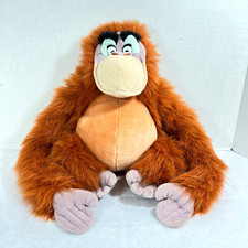 Vintage Walt Disney KING LOUIE The Jungle Book Plush Orangutan Monkey Ape Toy