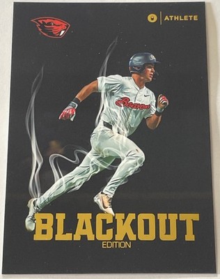 GAVIN TURLEY 2024 Onit Oregon State Baseball BLACKOUT Edition Gold Foil SP