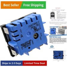 WB24X25013 4464832 Electric Range Infinite Control Switch Replacement Model S...