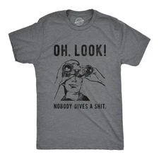Mens Oh Look Nobody Gives A  T Shirt Funny Sarcastic Mocking Novelty Graphic
