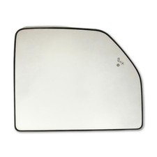 Upper Passenger Side Mirror Glass - with BSD,Power Heated,OEM Fit Backing Pla...
