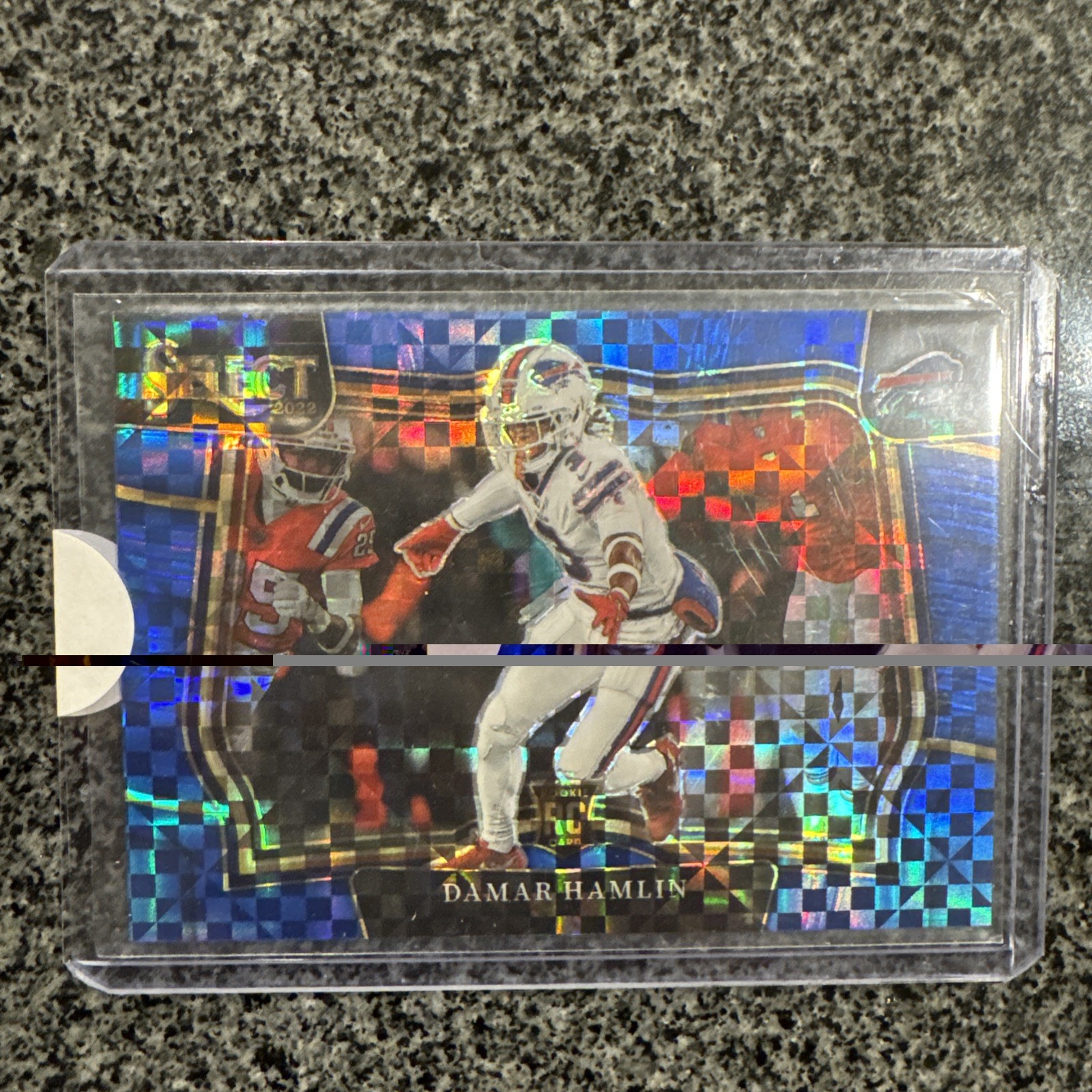 2022 Damar Hamlin | #457 RC Rookie Field Level Blue Prizm /49 | Panini Select