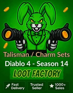 Diablo 4 S14 Season 14 - ALL Talisman Set / Charm Sets every Class - SC D4 Boost