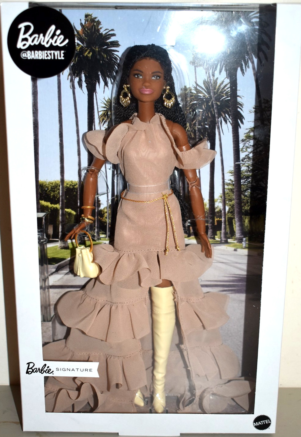 2025 Barbie Signature Gold Label @BARBIESTYLE BROOKLYN Barbie W/Shipper Box