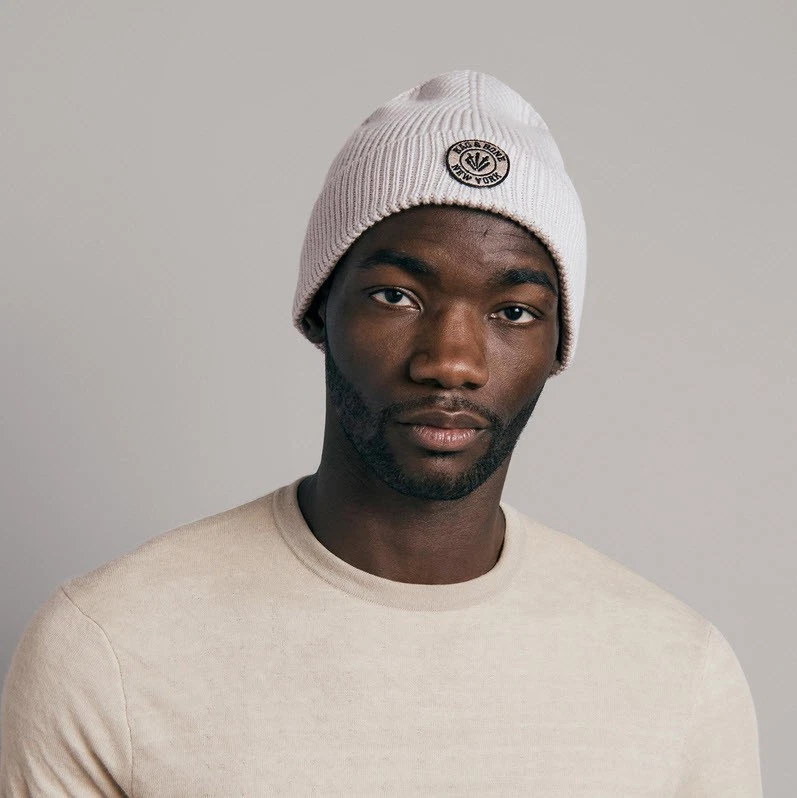 rag & bone Ivory Cream Charlie Beanie - NEW 23213053~ivory_0.webp main image 3